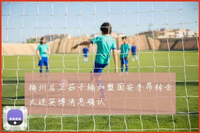 梅州后卫茹子楠加盟国安李昂转会大连英博消息确认